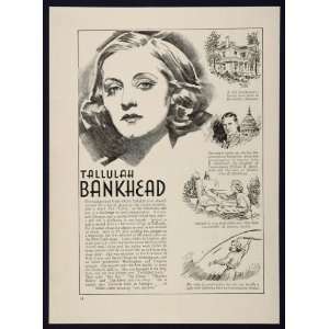  1933 Tallulah Bankhead George Bancroft Actor Film Star 