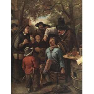  canvas   Jan Steen   24 x 32 inches   The Quackdoctor