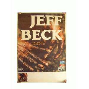 Jeff Beck German Concert Tour Poster