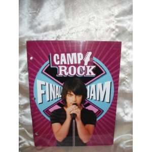  Joe Jonas From Camp Rock Final Jam 2 Pocket Folder Office 