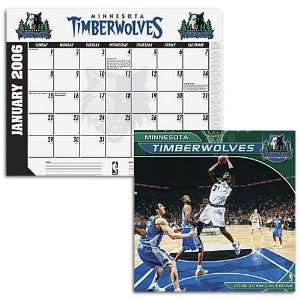  Timberwolves John F Turner NBA Wall & Desk Calendar 