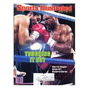 Marvin Hagler & Roberto Duran Unsigned Sports Illustrated Magazine 