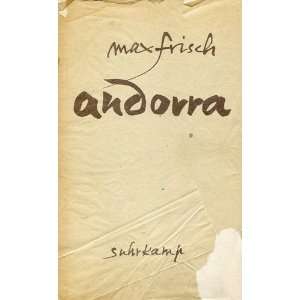  ANDORRA. Max. Frisch Books