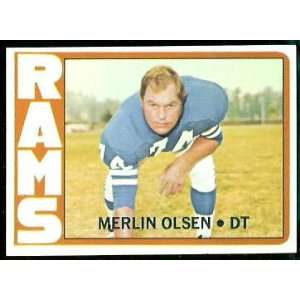 Merlin Olsen 1972 Topps Card #181