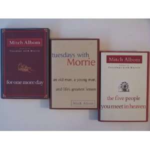 Mitch Albom 3 Book Set   For One More Day, the five people you meet in 