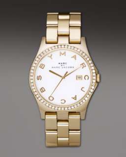 Y0PMA MARC by Marc Jacobs Henry Watch, Golden