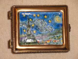 Kelvin Chen enamel trinket box~Van Gogh  Starey Night  