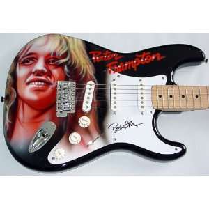 Peter Frampton Autographed Signed Airbrush Guitar PSA/DNA