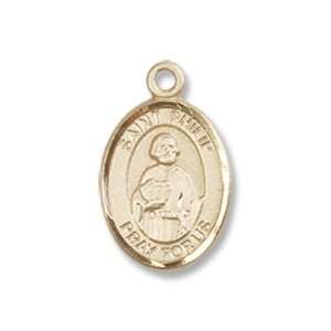 14K Gold St. Philip Neri Medal: Jewelry