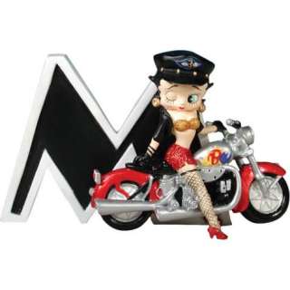 6753   Letter M, MOTORCYCLE (Betty Boop) Alphabet  