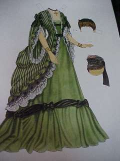 New GODEYS FASHIONS 1860   1879 PAPER DOLL BOOK  