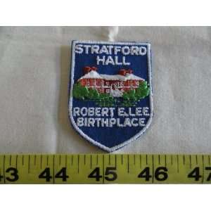 Stratford Hall   Robert E. Lee Birthplace Patch 