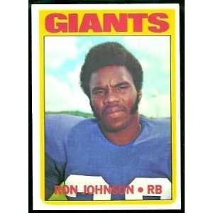Ron Johnson 1972 Topps Card #207