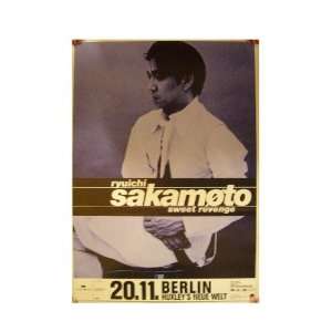 Ryuichi Sakamoto Poster Sweet Revenge Berlin Tour