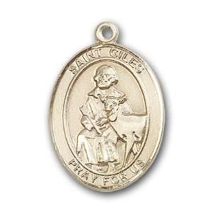  12K Gold Filled St. Giles Medal Jewelry