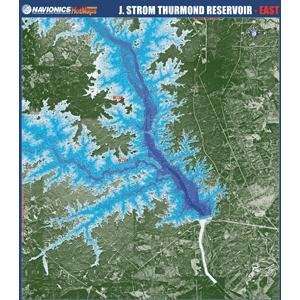  Naivonics Paper Map J. Strom Thurmond   East South 