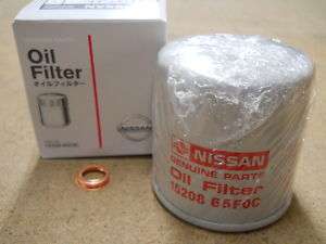 Genuine Nissan Oil Filter 15208 65F0C With Washer Qty 1  