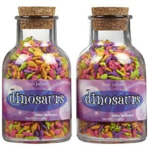 Dean Jacobs Dinosaurs Glass Jar w/: Grocery & Gourmet Food