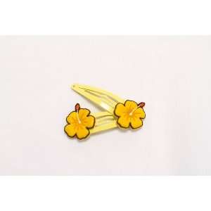 Keikihouse Hair Clip   Yellow Flower (for kids love Disney Mickey Dora 