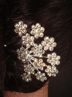 Bridal Rhinestone Crystal Hairpin tiara Hair Pin RP94  