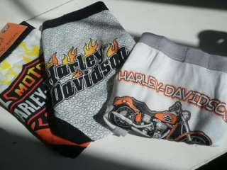 HARLEY DAVIDSON Kids Boys Underwear Briefs 2T ~ 3T NEW  