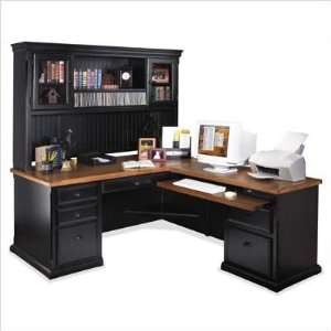   Shape Executive Desk with Optional Hutch (2 Pieces)
