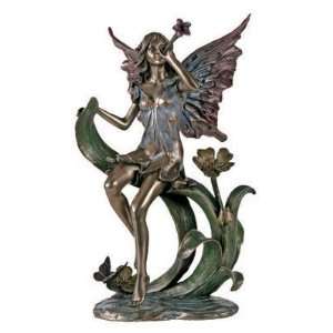 Art Nouveau   Trumpeting Fairy   Collectible Figurine Statue Sculpture