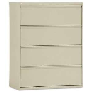  New   Four Drawer Lateral File Cabinet, 42w x 19 1/4d x 