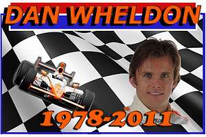 Dan Wheldon Memorial T Shirt (Indy car drive killed sunday)  