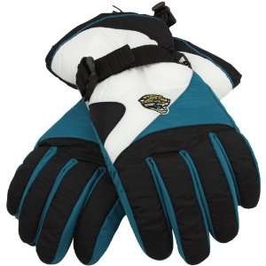  NFL Reebok Jacksonville Jaguars Team Logo Padded Winter Gloves 
