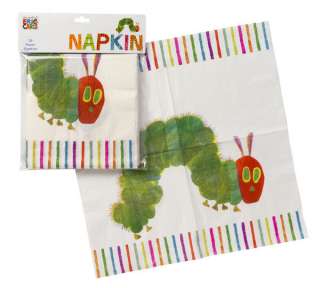 Birthday Party Supplies Hungry Caterpillar Napkins  