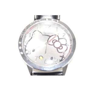   Hello Kitty Watch with Black Synthetic Leather Strap #Sn Toys & Games