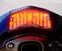 ZG1400 Concours Clear Integrated LED Tail Light 08 10  