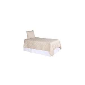   Blissliving Home Tate Twin Coverlet Set Sheets Bedding   Taupe Home