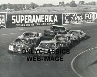 1972 ASA NASCAR LATE MODEL STOCK CAR RACING PHOTO START  