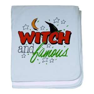  Baby Blanket Sky Blue Halloween Witch and Famous with 
