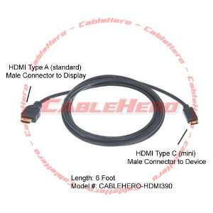  CableHero HDMI Female to Mini HDMI Male Cable Adapter / Converter 