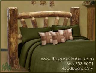 NEW Twin Aspen Log Headboard, Rustic Furniture Bed Beds  