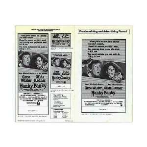 Hanky Panky Original Movie Poster, 11 x 15 (1982)
