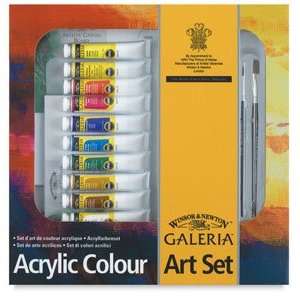 Winsor Newton Galeria Flow Acrylics   Cadmium Yellow Pale Hue, 250 ml