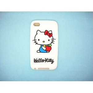  Hello Kitty white Silicone Full Cover Case for iPod Touch 