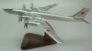Tu 142 Tupolev Bear F J Patrol Airplane Wood Model Big  
