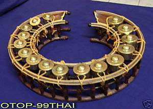 Thai Classical Musical Instrument Mini Gong Instrument  
