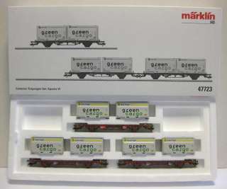 47723 MARKLIN HO Container Transport Car Set   NEW  