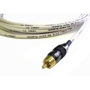    RG59 Plenum 1 RCA to 1 RCA 75 Ohm Video Cables Electronics