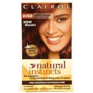 Clairol Natural Instincts Haircolor #20RB Caribbean Mahogany (Pack of 