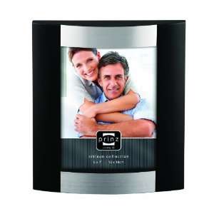  Prinz Avalon 4 Inch by 6 Inch Black with Silver Wood Frame 