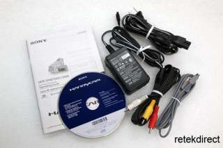 Sony DCR SX41 Camcorder Manual Software CD USB Cable A/V Cable Battery 