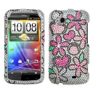  HTC Sensation 4G Fantastic Flowers Full Diamond Bling Phone 