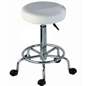  Hydraulic Adjustable Rolling Stool w/ Foot Rest for Massage Tables 